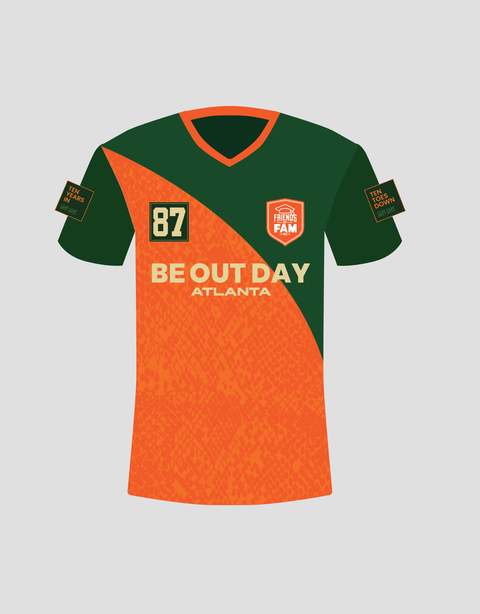 Dungeon Forward - Be Out Day - BODATL FC Soccer Jersey - Green - BOD2025 - DungeonForward
