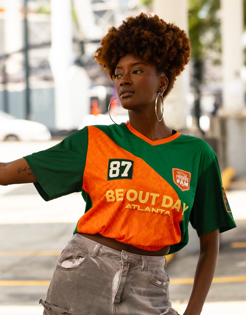 Dungeon Forward - Be Out Day - BODATL FC Soccer Jersey - Green - BOD2025 - DungeonForward