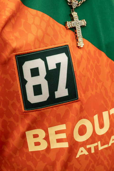 Dungeon Forward - Be Out Day - BODATL FC Soccer Jersey - Green - BOD2025 - DungeonForward