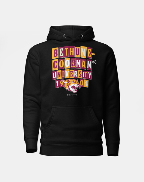Dungeon Forward - Bethune Cookman University - Collage Hoodie - DungeonForward