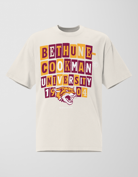 Dungeon Forward - Bethune Cookman University - The Collage - Oversized Tee - DungeonForward