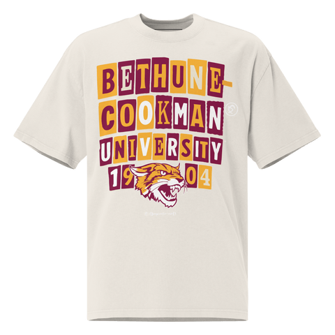 Dungeon Forward - Bethune Cookman University - The Collage - Oversized Tee - DungeonForward