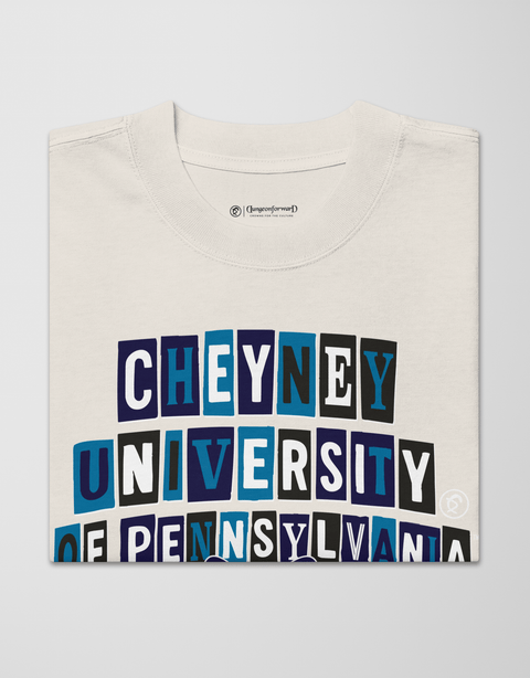 Dungeon Forward - Cheyney University - The Collage - Oversized Tee - DungeonForward