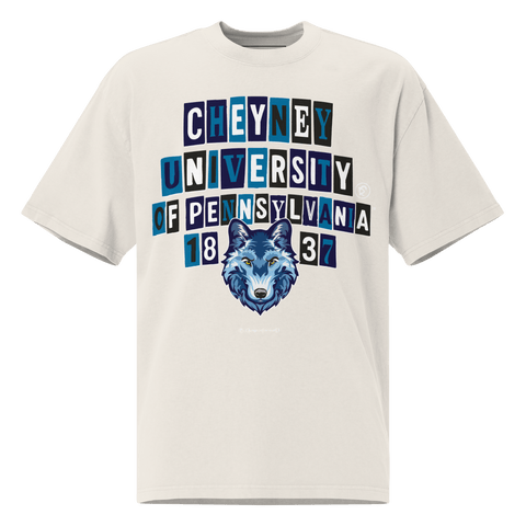 Dungeon Forward - Cheyney University - The Collage - Oversized Tee - DungeonForward