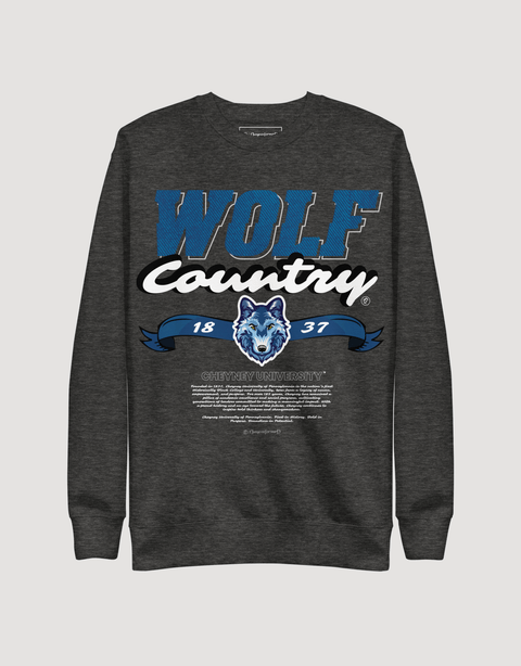 Dungeon Forward - Cheyney University - Wolf Pack Country - Classic Sweatshirt - DungeonForward