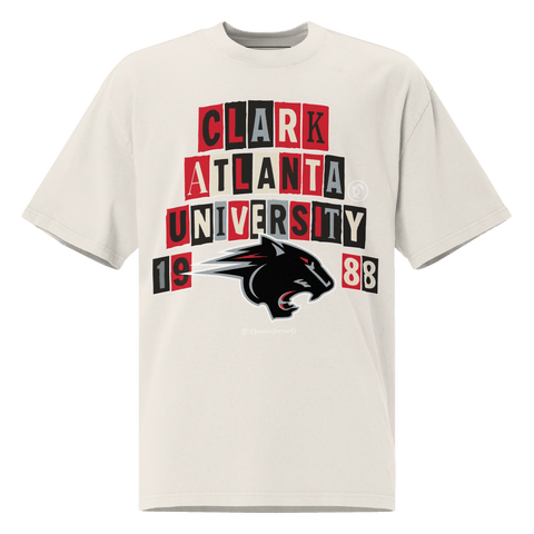 Dungeon Forward - Clark Atlanta University - The Collage - Oversized Tee - DungeonForward