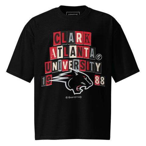 Dungeon Forward - Clark Atlanta University - The Collage - Oversized Tshirt - DungeonForward