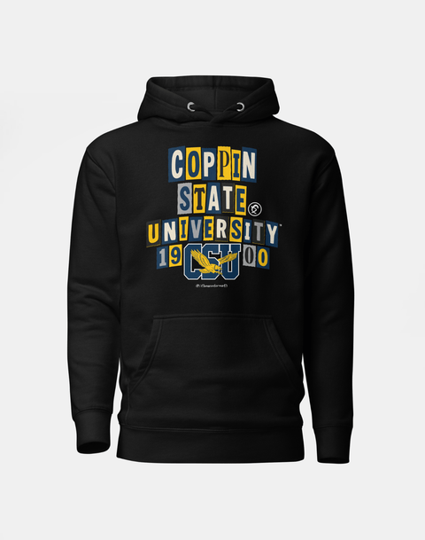 Dungeon Forward - Coppin State University - Collage Hoodie - DungeonForward