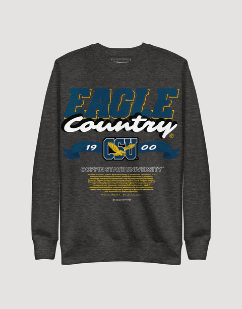 Dungeon Forward - Coppin State University - Eagle Country - Classic Sweatshirt - DungeonForward
