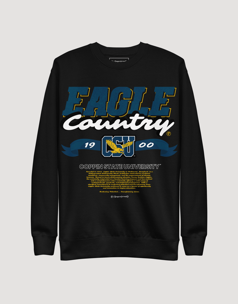 Dungeon Forward - Coppin State University - Eagle Country - Classic Sweatshirt - DungeonForward