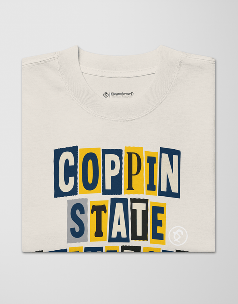 Dungeon Forward - Coppin State University - The Collage - Oversized Tee - DungeonForward