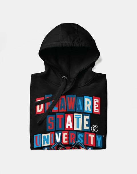 Dungeon Forward - Delaware State University - Collage Hoodie - DungeonForward