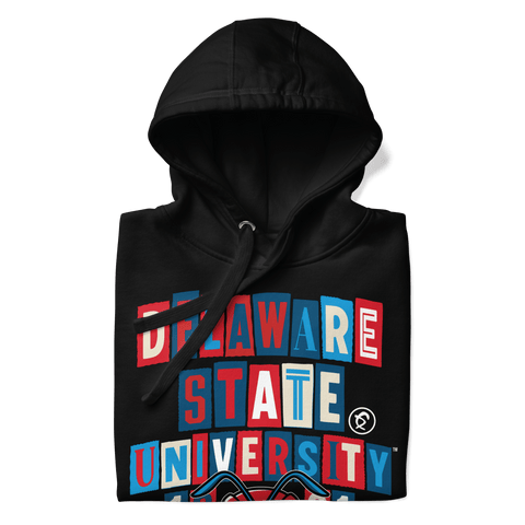 Dungeon Forward - Delaware State University - Collage Hoodie - DungeonForward
