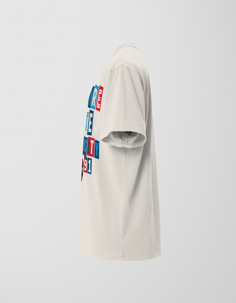 Dungeon Forward - Delaware State University - The Collage - Oversized Tee - DungeonForward