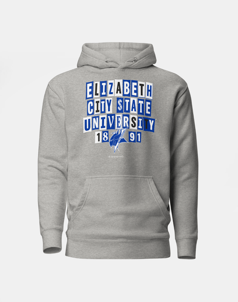 Dungeon Forward - Elizabeth City State University - Collage Hoodie - DungeonForward