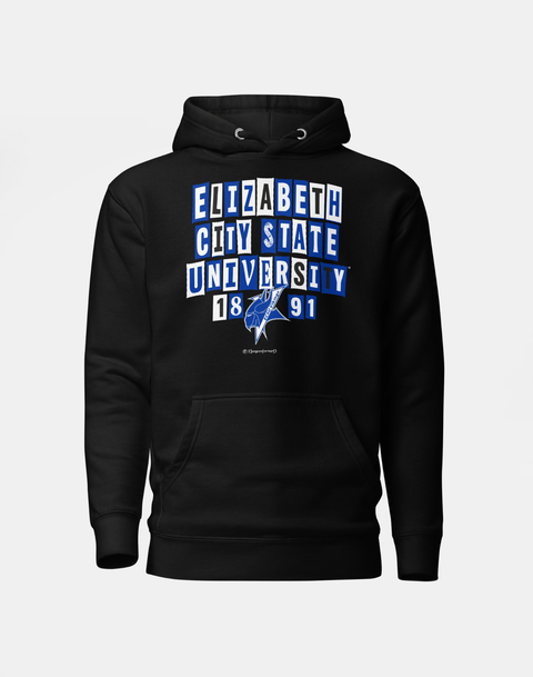 Dungeon Forward - Elizabeth City State University - Collage Hoodie - DungeonForward