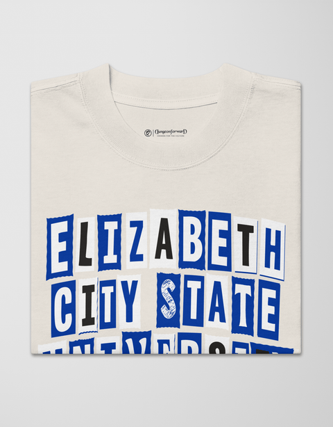 Dungeon Forward - Elizabeth City State University - The Collage - Oversized Tee - DungeonForward