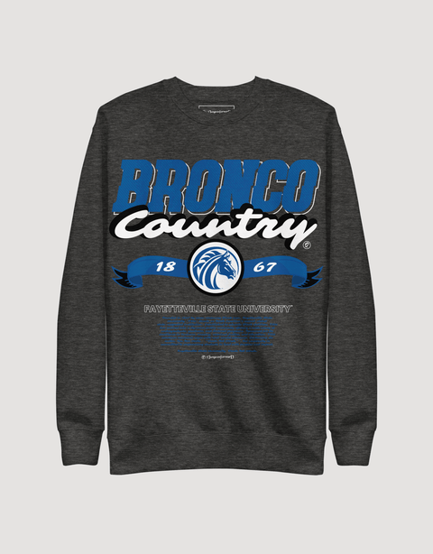 Dungeon Forward - Fayetteville State University - Bronco Country - Classic Sweatshirt - DungeonForward