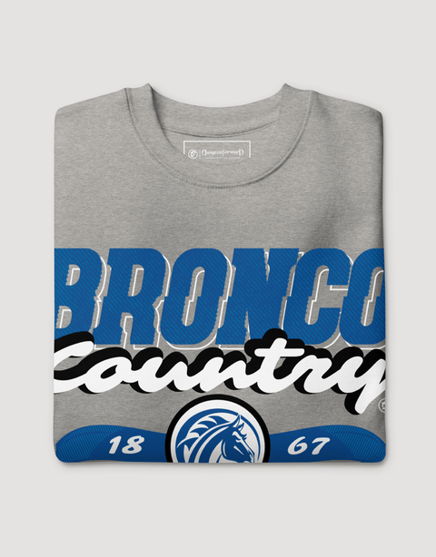 Dungeon Forward - Fayetteville State University - Bronco Country - Classic Sweatshirt - DungeonForward