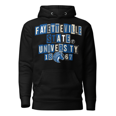 Dungeon Forward - Fayetteville State University - Collage Hoodie - DungeonForward