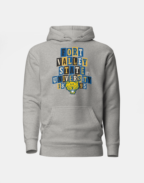 Dungeon Forward - Fort Valley State University - Collage Hoodie - DungeonForward