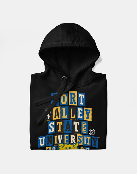 Dungeon Forward - Fort Valley State University - Collage Hoodie - DungeonForward