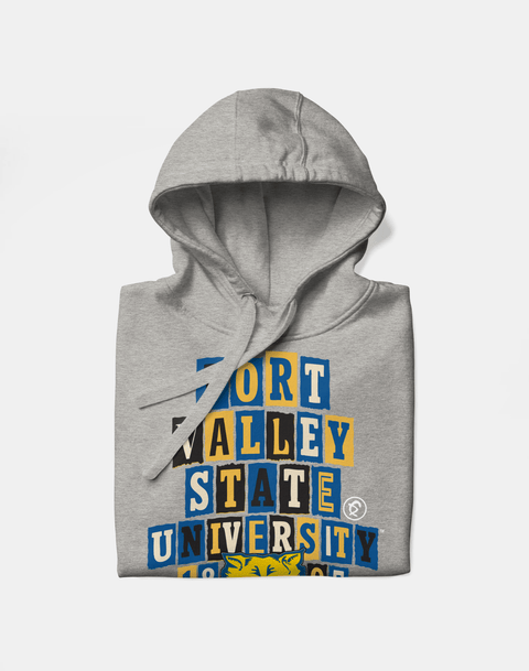 Dungeon Forward - Fort Valley State University - Collage Hoodie - DungeonForward