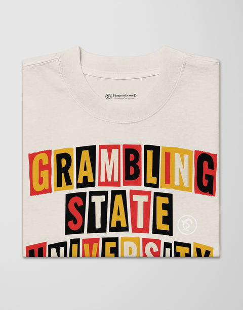 Dungeon Forward - Grambling State University - The Collage - Oversized Tee - DungeonForward
