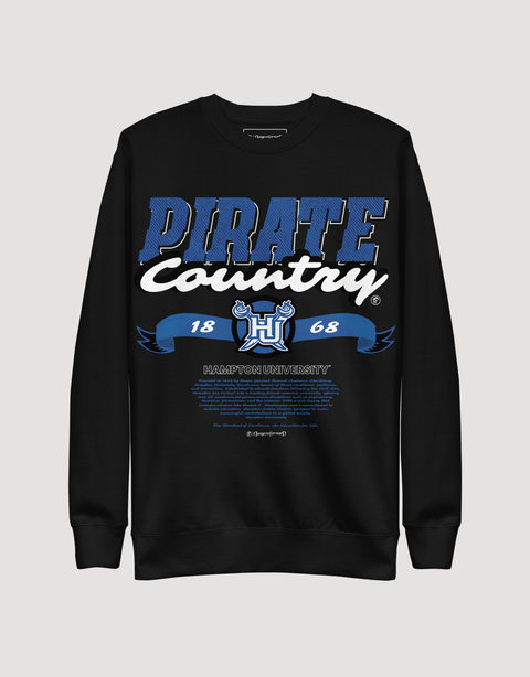 Dungeon Forward - Hampton University - Pirate Country - Classic Sweatshirt - DungeonForward