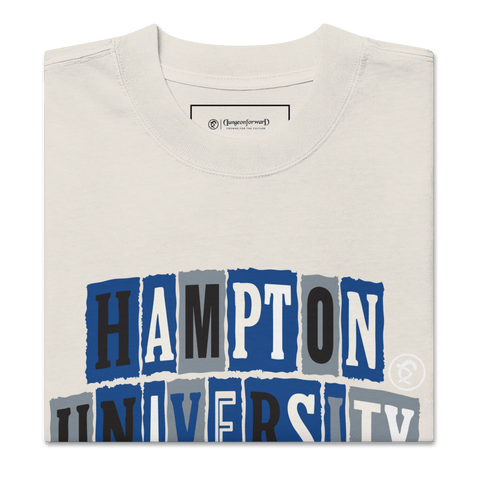 Dungeon Forward - Hampton University - The Collage - Oversized Tee - DungeonForward