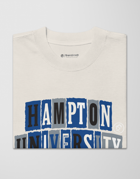 Dungeon Forward - Hampton University - The Collage - Oversized Tee - DungeonForward