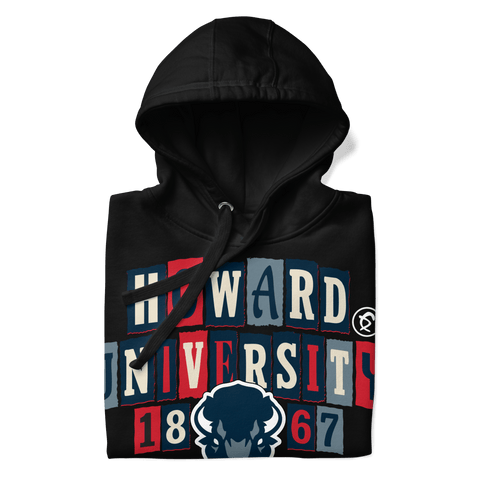 Dungeon Forward - Howard University - Collage Hoodie - DungeonForward