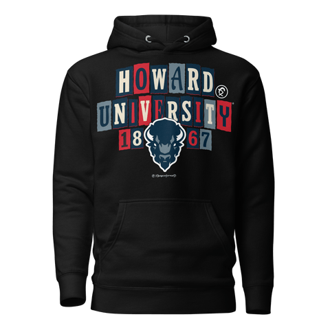 Dungeon Forward - Howard University - Collage Hoodie - DungeonForward
