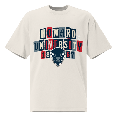 Dungeon Forward - Howard University - The Collage - Oversized Tee - DungeonForward