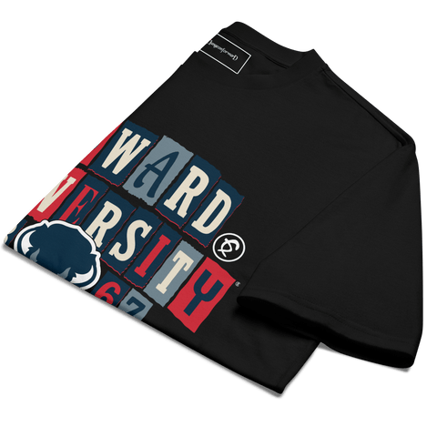 Dungeon Forward - Howard University - The Collage - Oversized Tshirt - DungeonForward