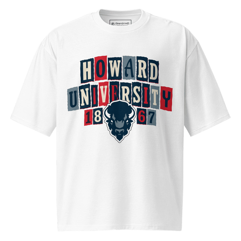 Dungeon Forward - Howard University - The Collage - Oversized Tshirt - DungeonForward
