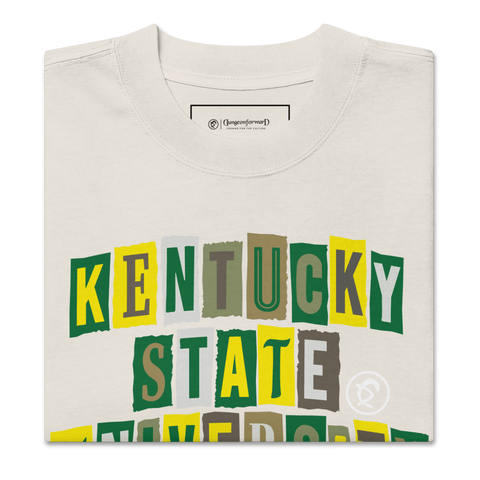 Dungeon Forward - Kentucky State University - The Collage - Oversized Tee - DungeonForward