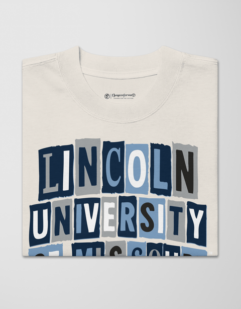 Dungeon Forward - Lincoln University Missouri - The Collage - Oversized Tee - DungeonForward