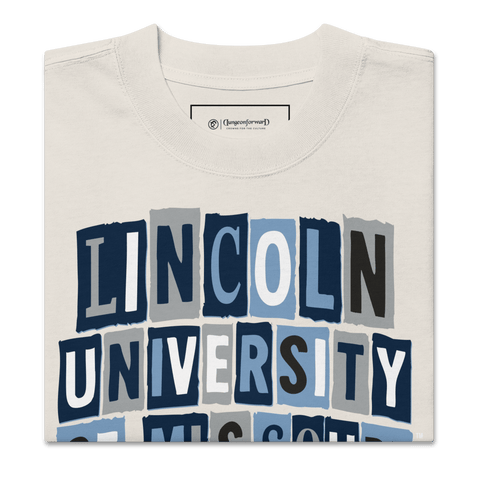 Dungeon Forward - Lincoln University Missouri - The Collage - Oversized Tee - DungeonForward