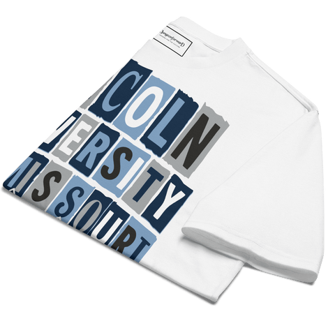 Dungeon Forward - Lincoln University Missouri - The Collage - Oversized Tshirt - DungeonForward