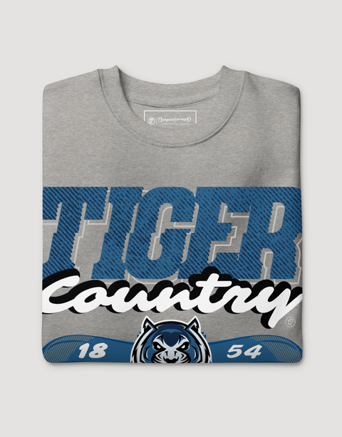 Dungeon Forward - Lincoln University of Missouri - Blue Tiger Country - Classic Sweatshirt - DungeonForward
