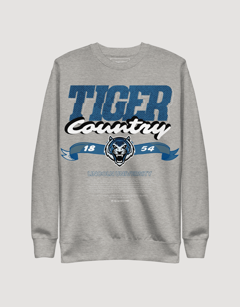 Dungeon Forward - Lincoln University of Missouri - Blue Tiger Country - Classic Sweatshirt - DungeonForward