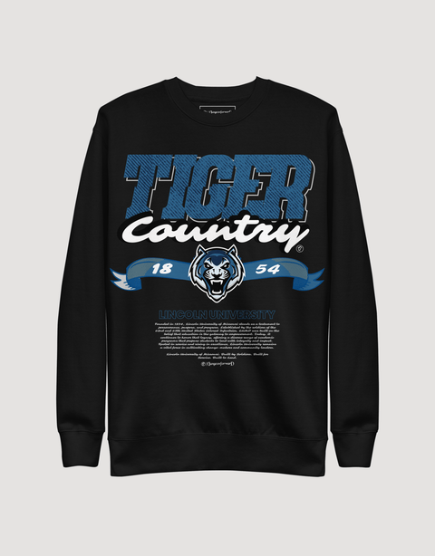 Dungeon Forward - Lincoln University of Missouri - Blue Tiger Country - Classic Sweatshirt - DungeonForward