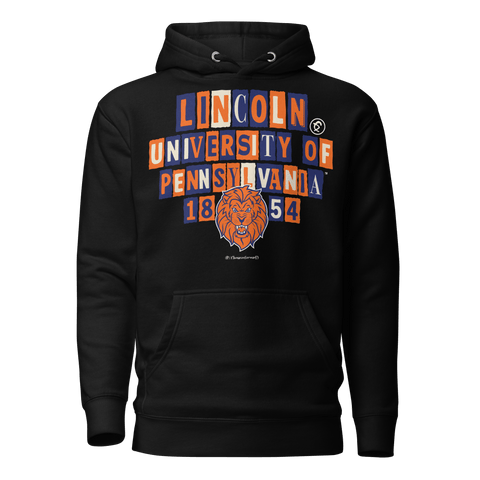 Dungeon Forward - Lincoln University Of Pennsylvania - Collage Hoodie - DungeonForward