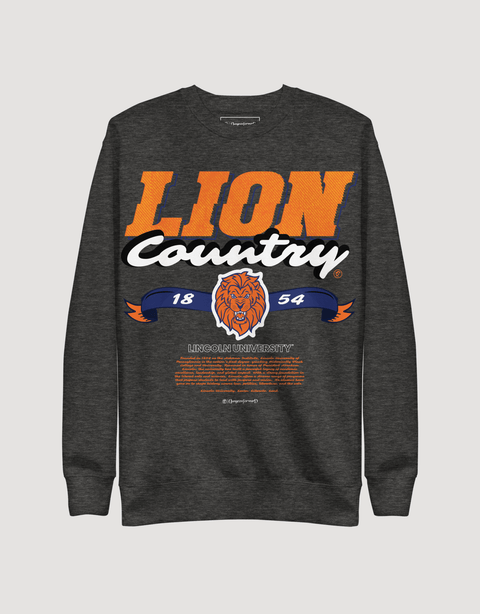 Dungeon Forward - Lincoln University (PA) - Lion Country - Classic Sweatshirt - DungeonForward
