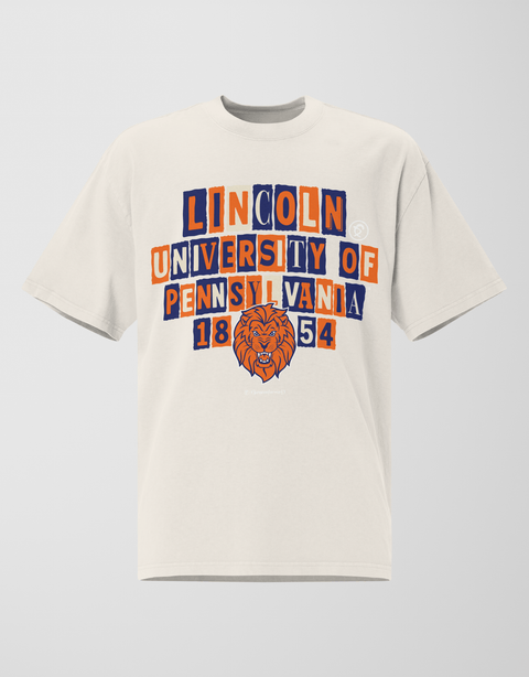 Dungeon Forward - Lincoln University Pennsylvania - The Collage - Oversized Tee - DungeonForward