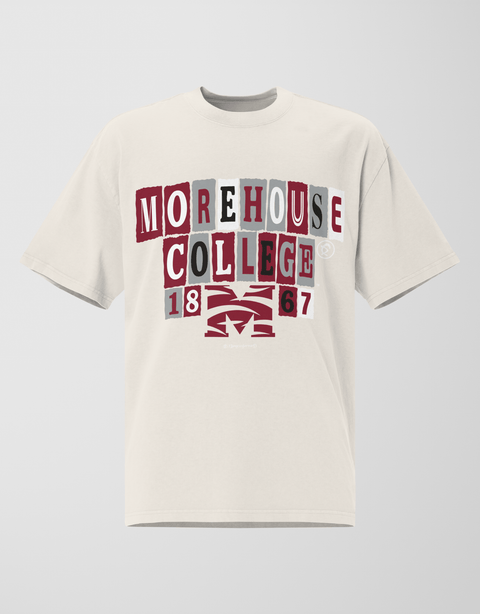 Dungeon Forward - Morehouse College - The Collage - Oversized Tee - DungeonForward