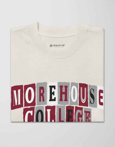 Dungeon Forward - Morehouse College - The Collage - Oversized Tee - DungeonForward