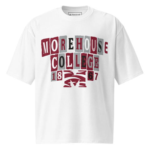 Dungeon Forward - Morehouse College - The Collage - Oversized Tshirt - DungeonForward