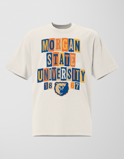 Dungeon Forward - Morgan State University - The Collage - Oversized Tee - DungeonForward